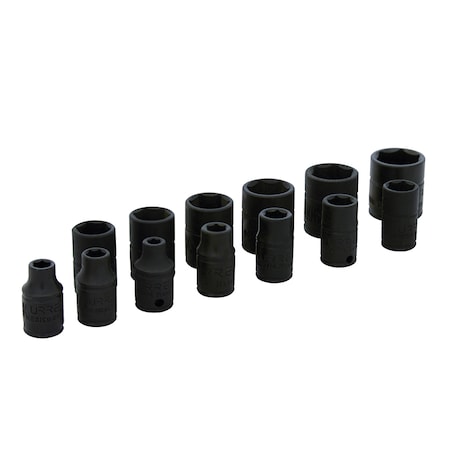 Urrea 1/4" drive 6-point short impact socket (Metric) 69206